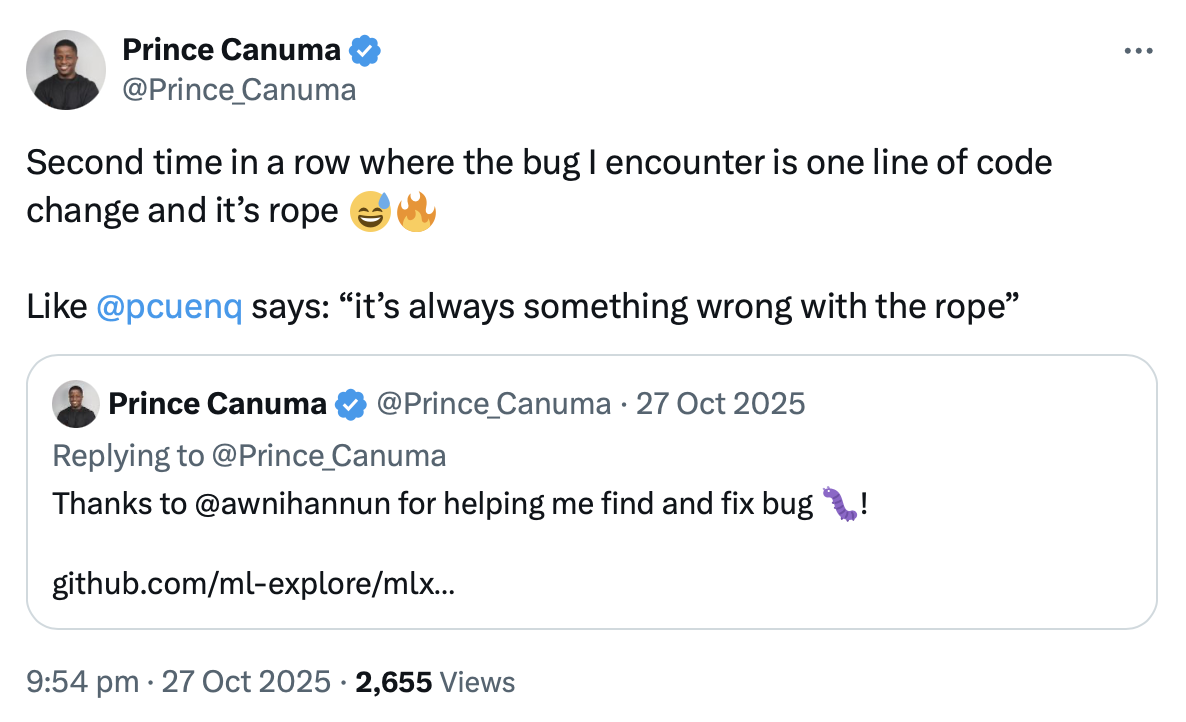 It's always RoPE