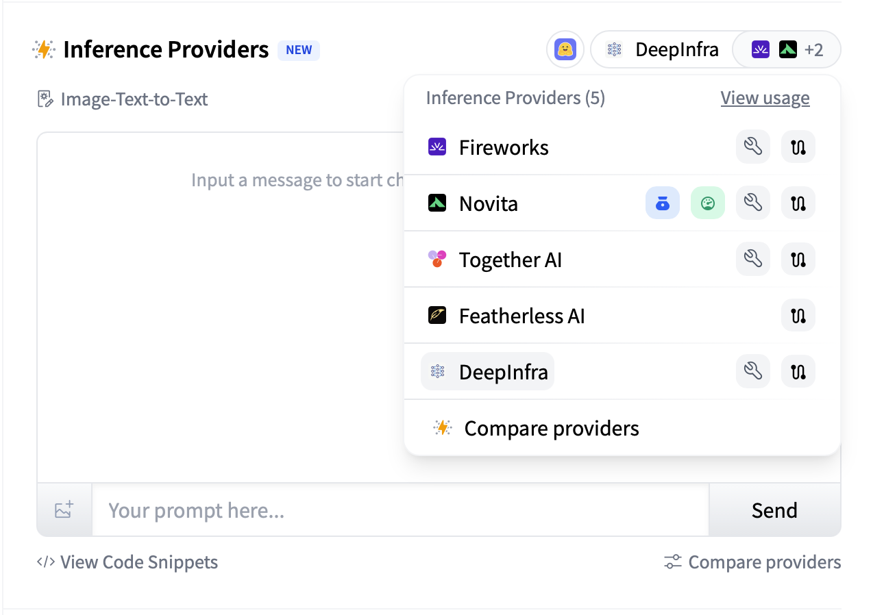 Inference Providers