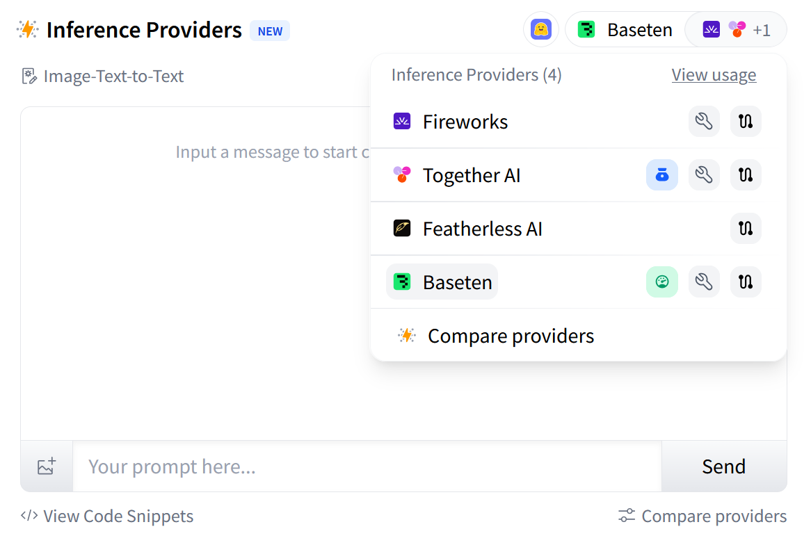 Inference Providers