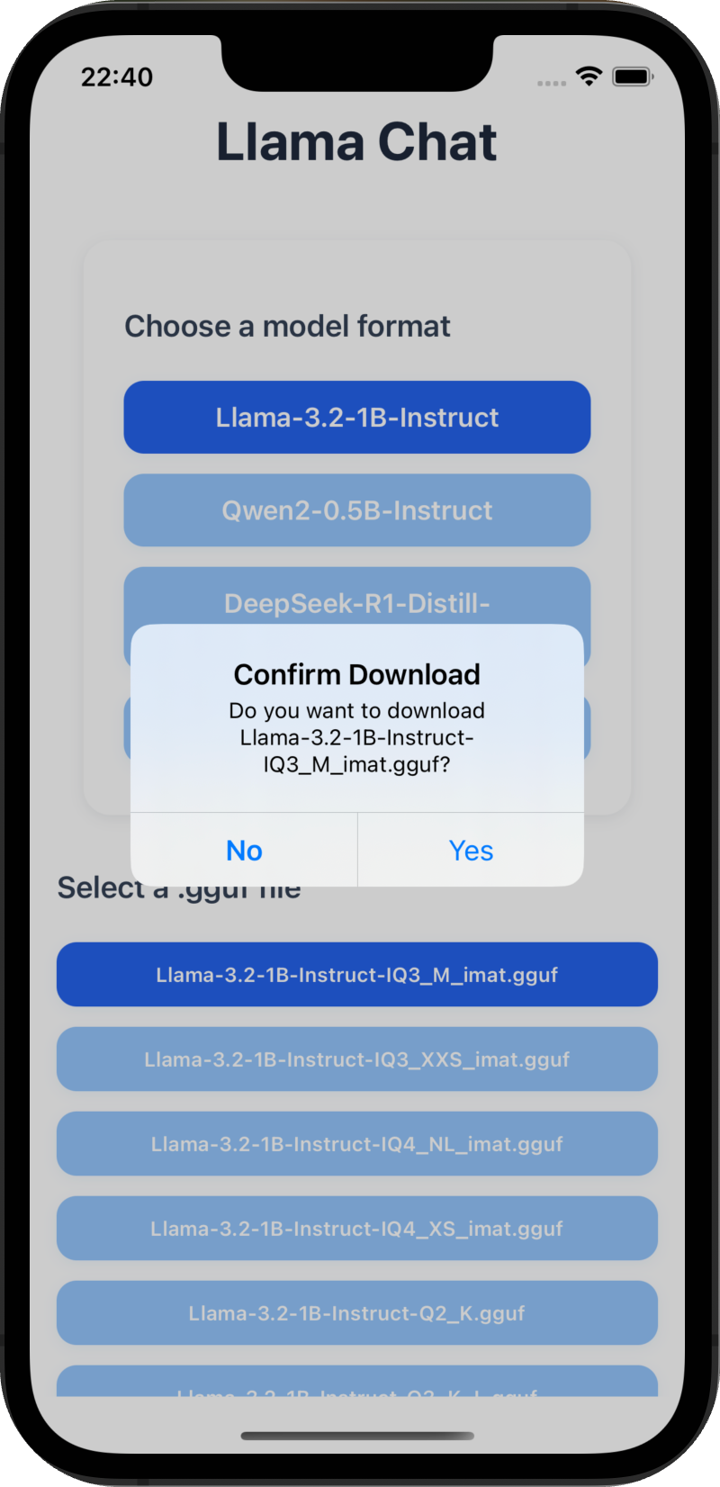 Confirm Download