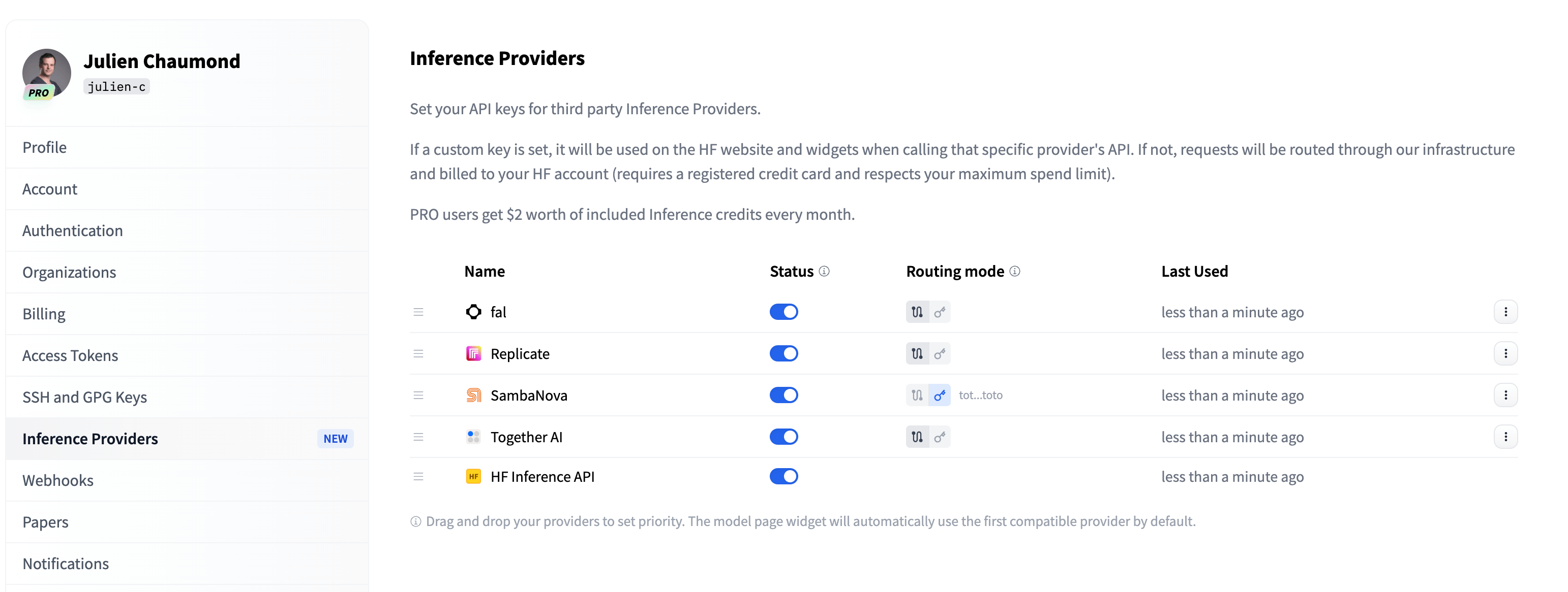 Inference Providers