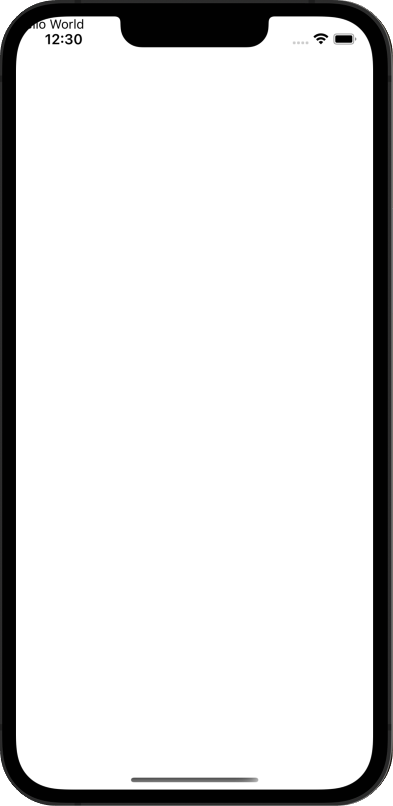 Hello World app